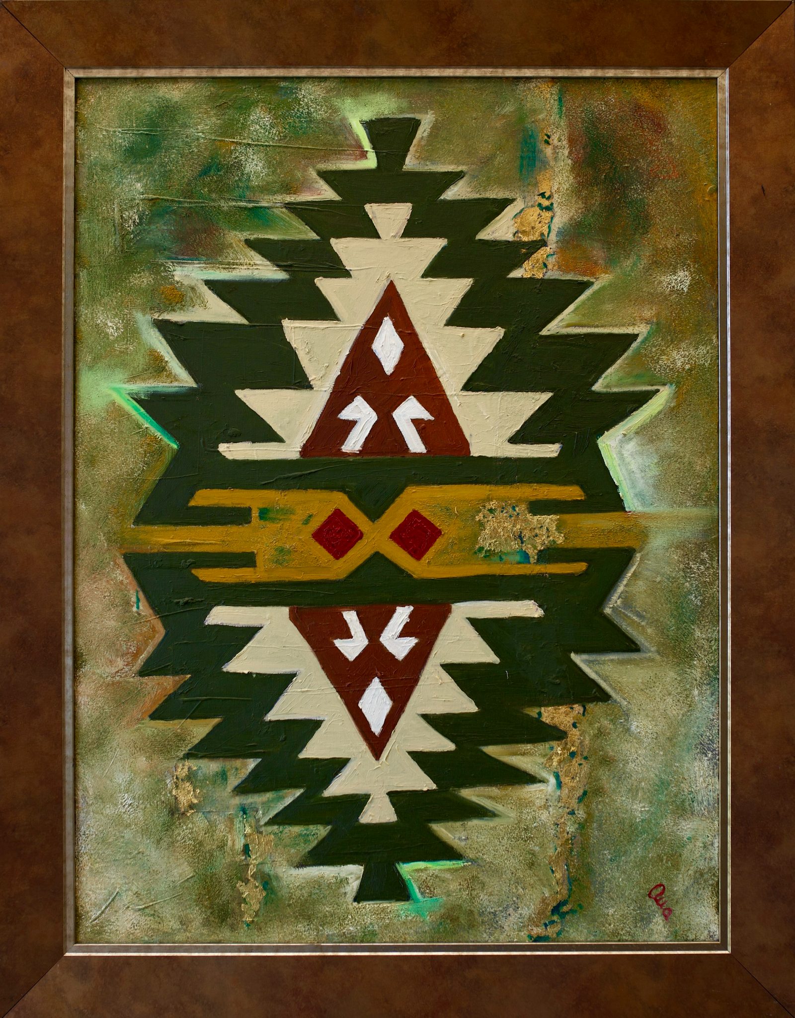 Ana Jokic Nenadic — textile pattern with gold