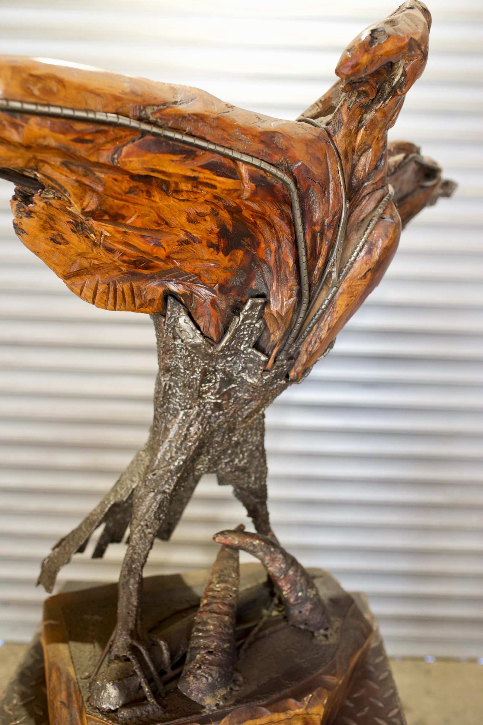 Nenad Stojanovski — burl wood bird